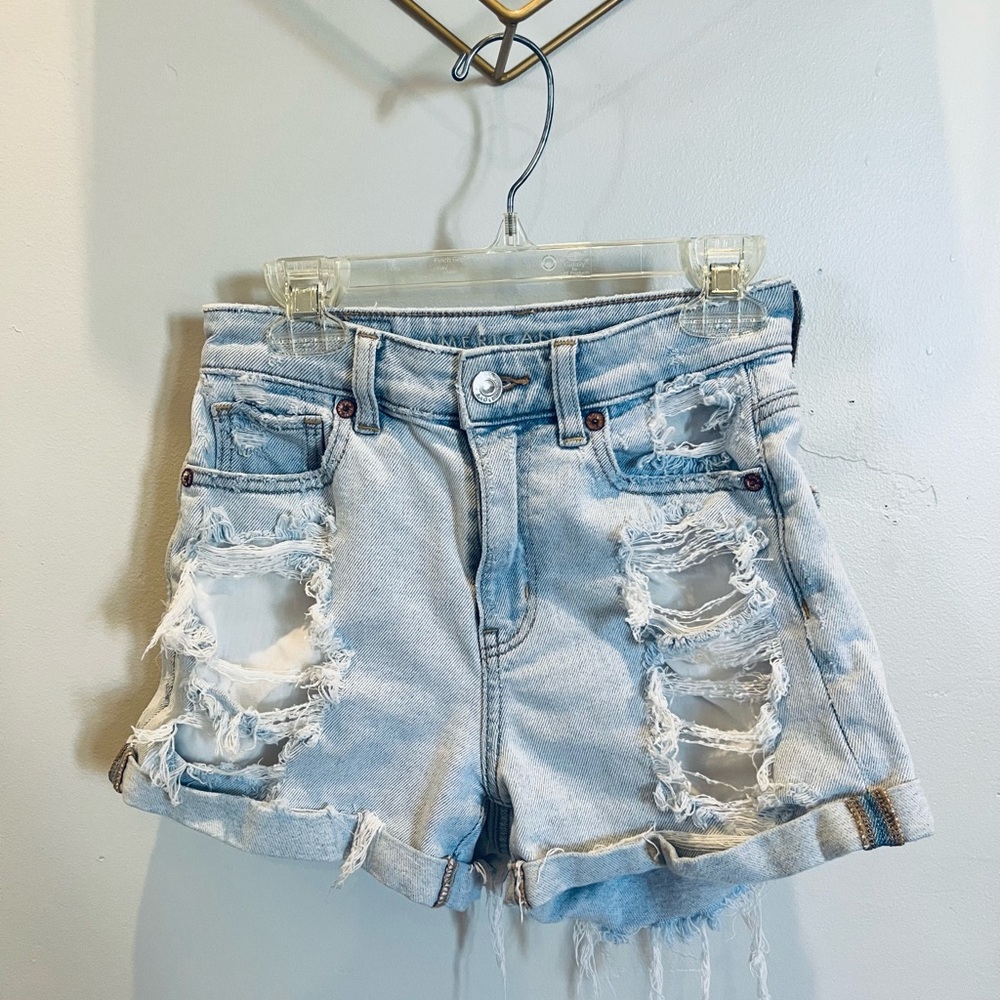 American Eagle Denim Mom Shorts